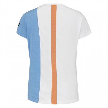 Babolat Play Cap Sleeve Top White / Blithe Blue